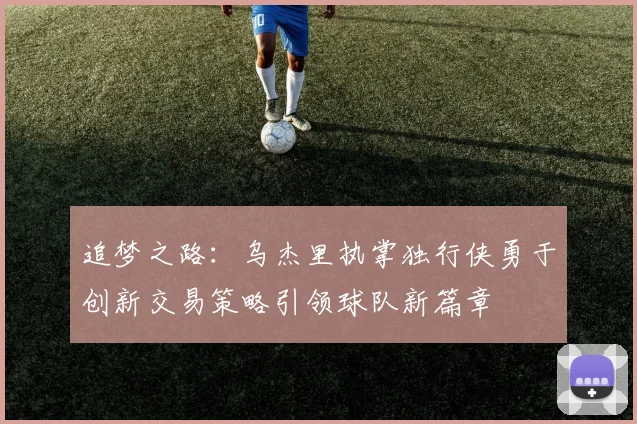 追梦之路：乌杰里执掌独行侠勇于创新交易策略引领球队新篇章